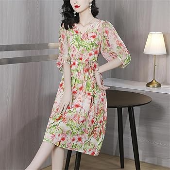 新品　freckle made chiffon dress ミント Zapaka Women Dusty Sage Bridesmaid Dress A Line V-Neck